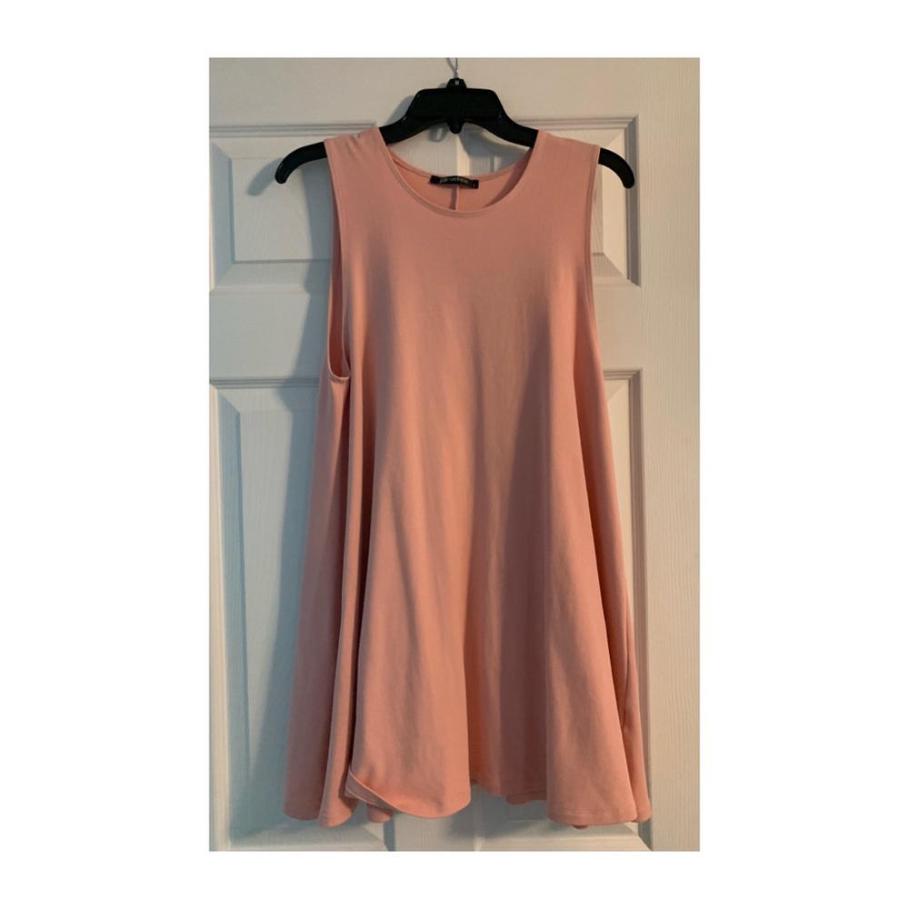 Sleeveless Pink Women's Dress